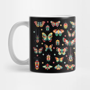 insects doodle flying Mug